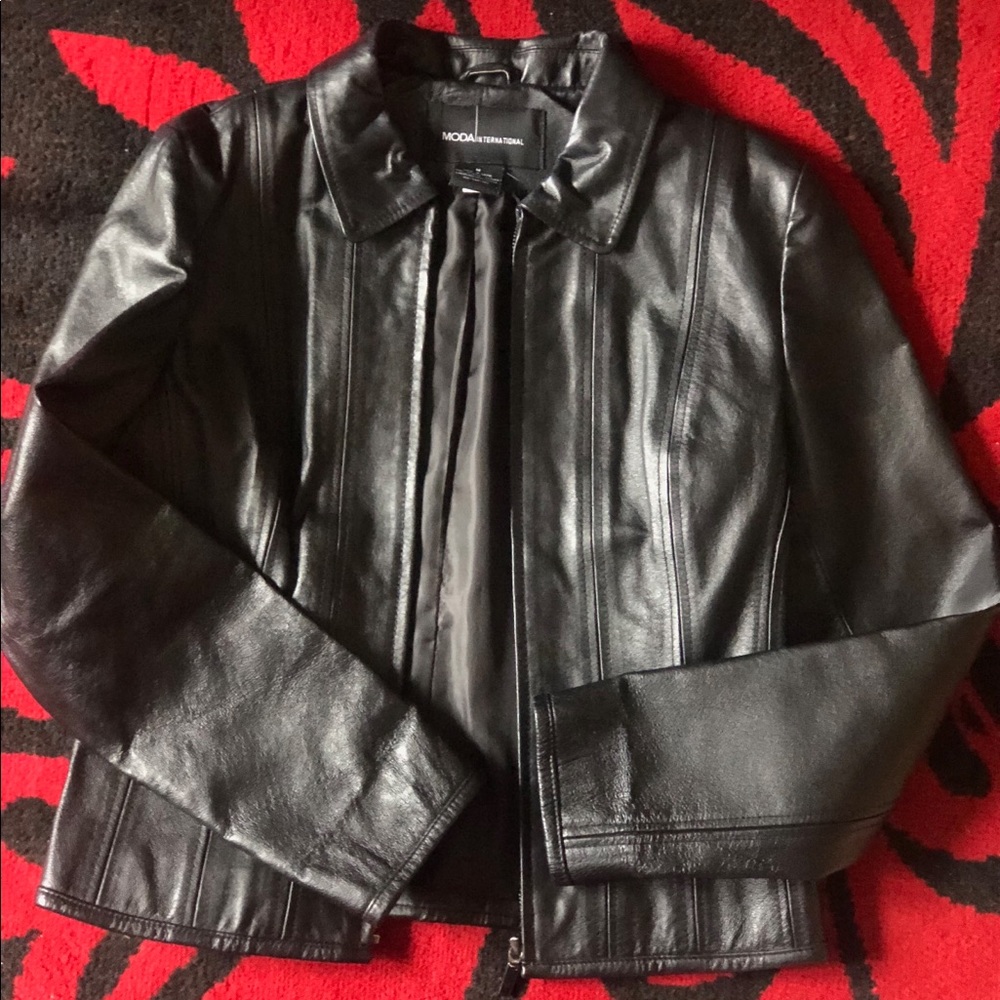 Leather jacket